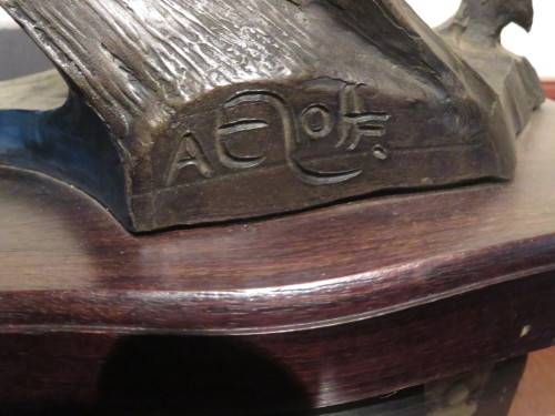 Signed Arend Eloff Acrylic Casting of an Impala