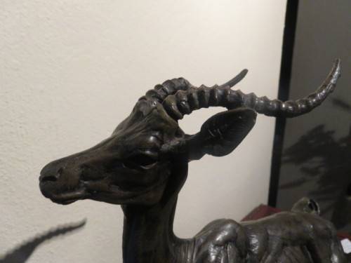 Signed Arend Eloff Acrylic Casting of an Impala