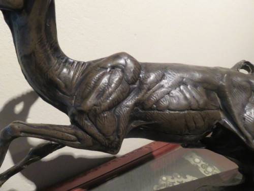 Signed Arend Eloff Acrylic Casting of an Impala