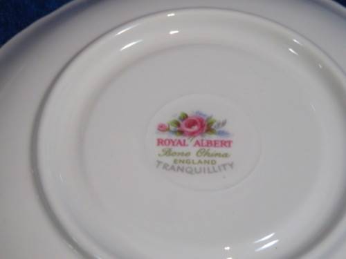 Royal Albert `Tranquility` cake plate.