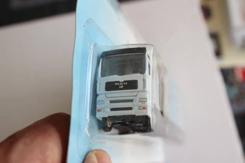 MAN Refrigerating Truck H0 1:87, Gerolsteiner Mineral water, brand-new and sealed.