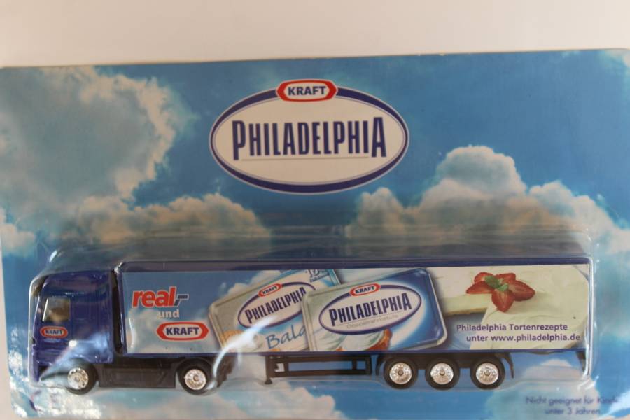 Mercedes-Benz Actros Truck H0 1:87 Kraft Philadelphia Cottage Cheese,  still sealed