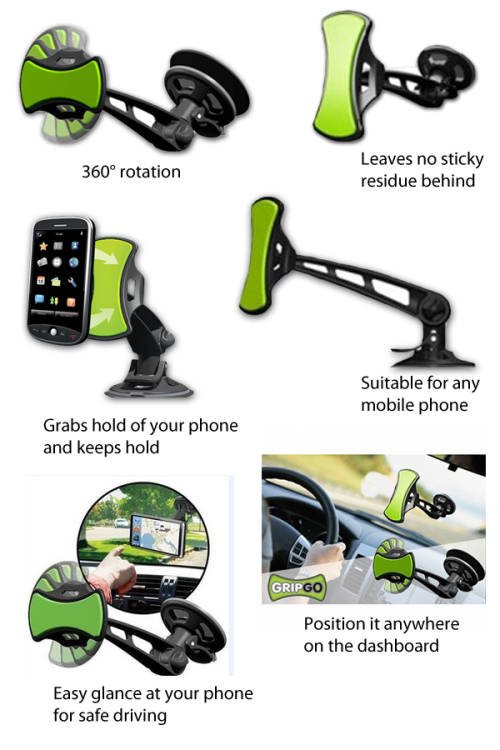 GripGo Universal Cellphone Holder
