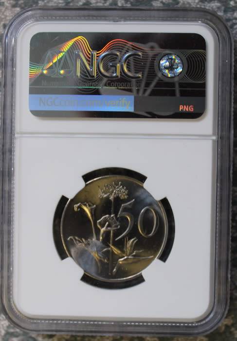 1965 PROOF 50 CENT - NGC GRADED PF66
