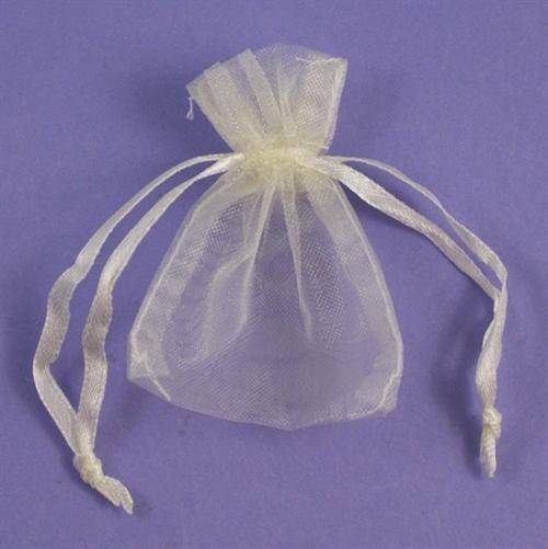 Wedding Favours - Cream Organiza Bags