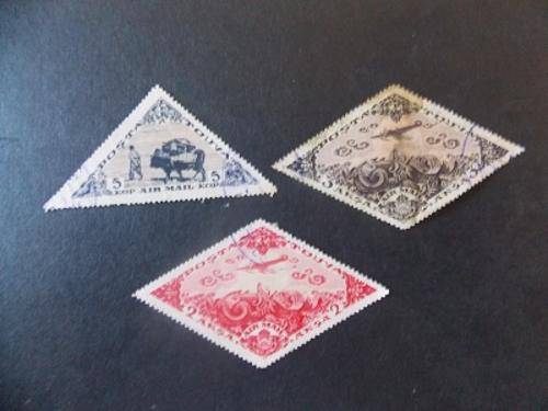 3 Posta Touva Stamps