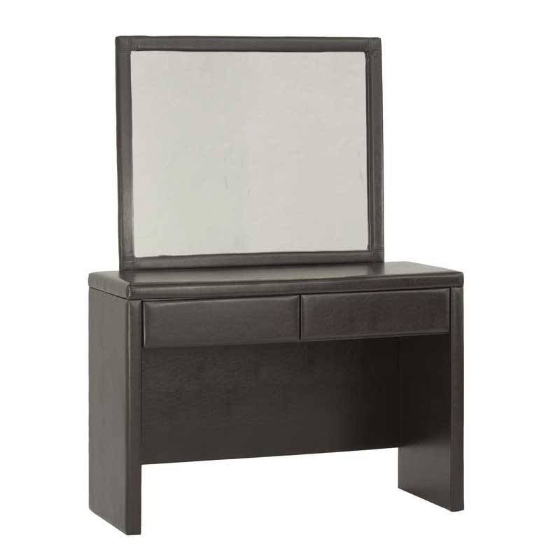 Lovely Leather Touch Dresser & Mirror