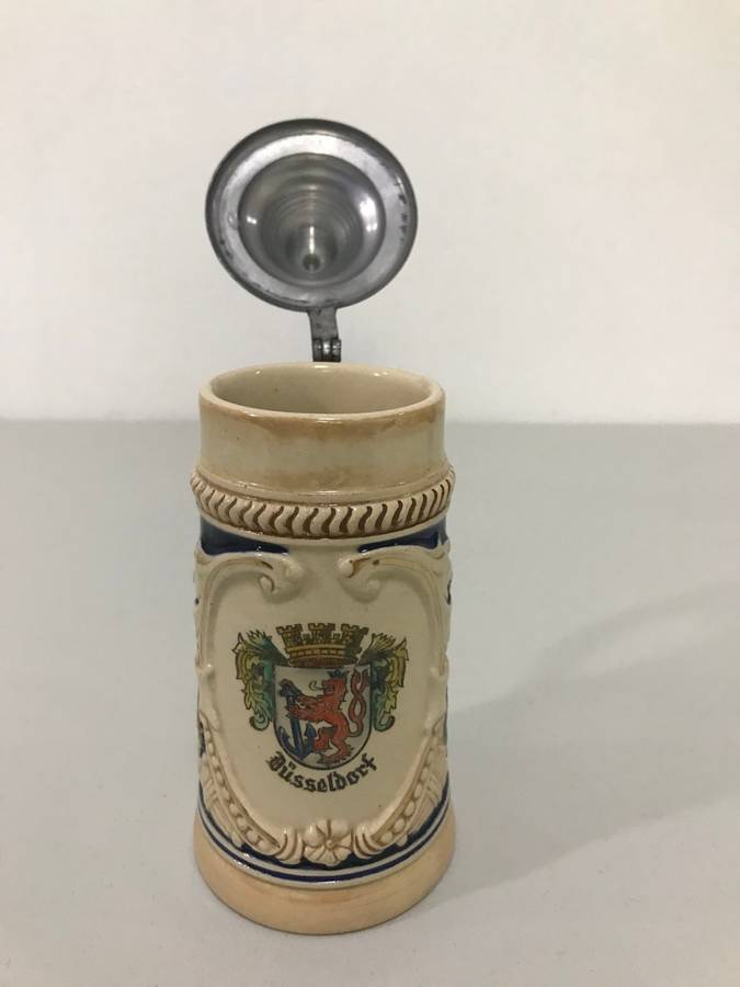 Original Gerz Beer Stein Lidded Zinn Beer Mug,German Beer Stein,German Beer Mug