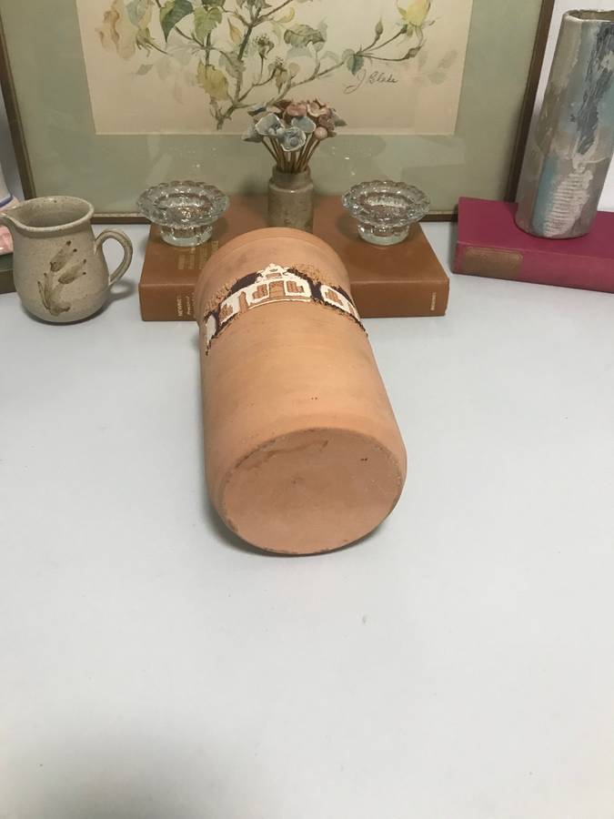 Pottery Vase or Utensils Holder or Wine Cooler 23cm x 14cm
