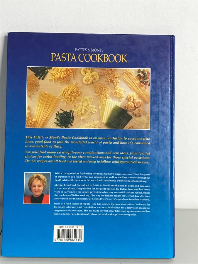Pasta Cookbook Fattis & Monis Hardcover