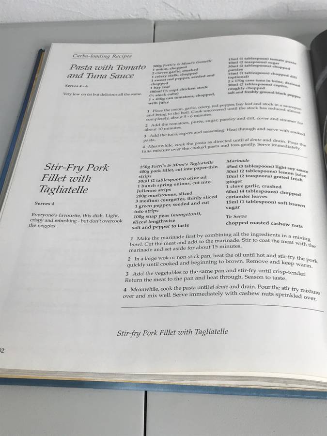 Pasta Cookbook Fattis & Monis Hardcover