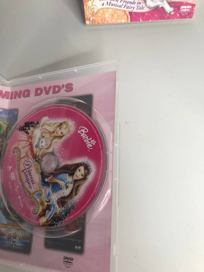 Lot of 3 DVD Barbie