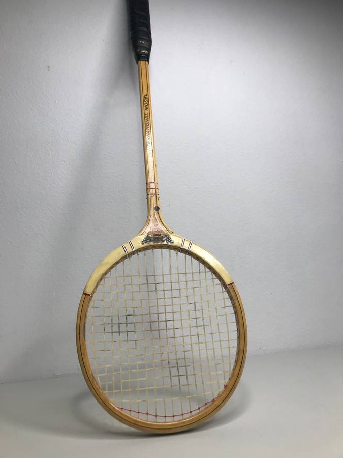 Squash Racket Dunlop Maxply Fort Vintage Reinforced with Cane Collectable