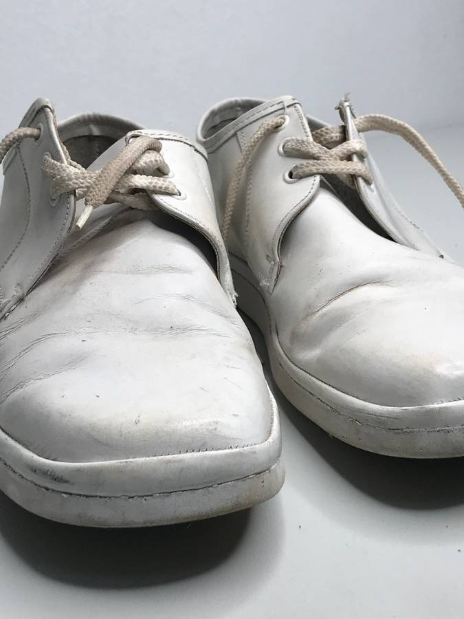 Grasshoppers White Leather Shoe second hand size 11