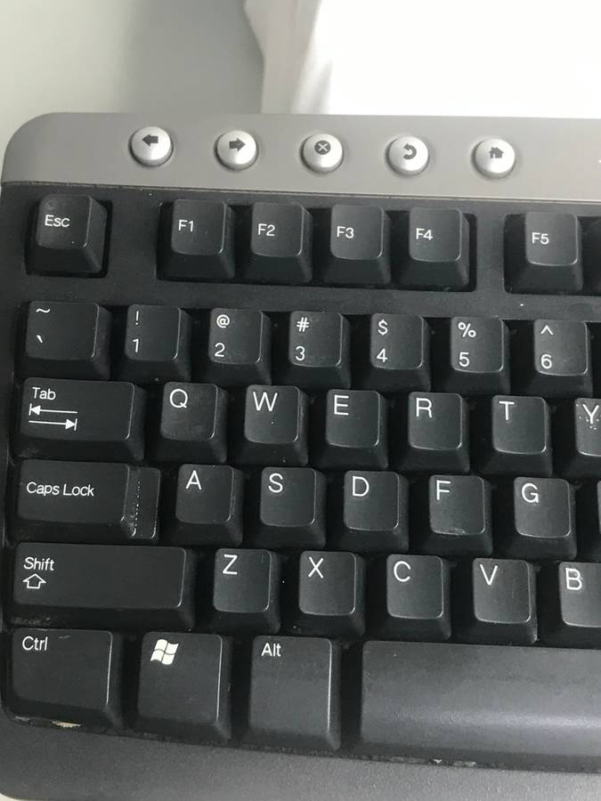 Dell USB Keyboard SK-8125 Two USB Hubs Performance Multimedia Keys
