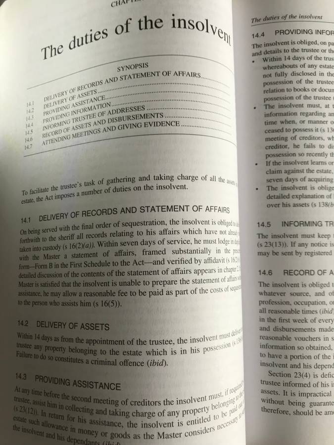 Hockleys  Insolvency Law 9th edition