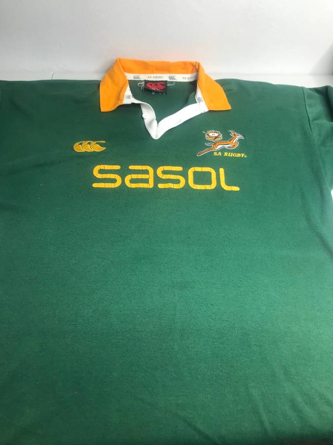 Rugby Springbok Shirt/Jersey Sasol XXL