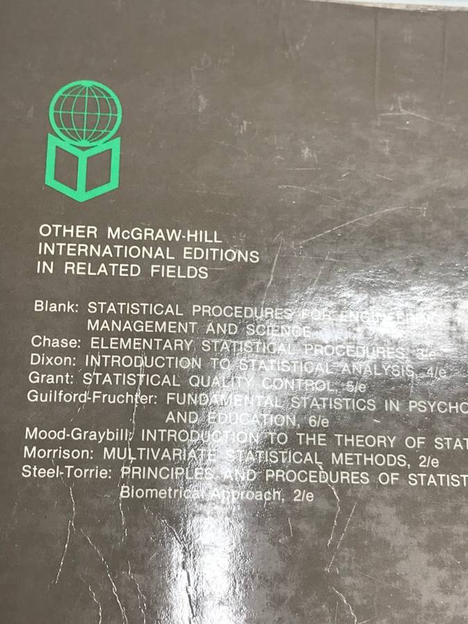 Book Statistics A Fresh Approach by Donald H Sanders, Robert J Eng., A Franklin Murph