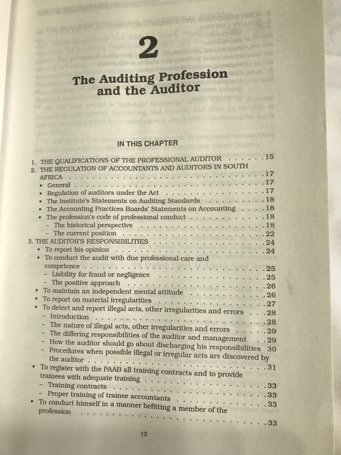 The Principles and Practice of Auditing revised 6 edition George Puttick, Sandy van esch