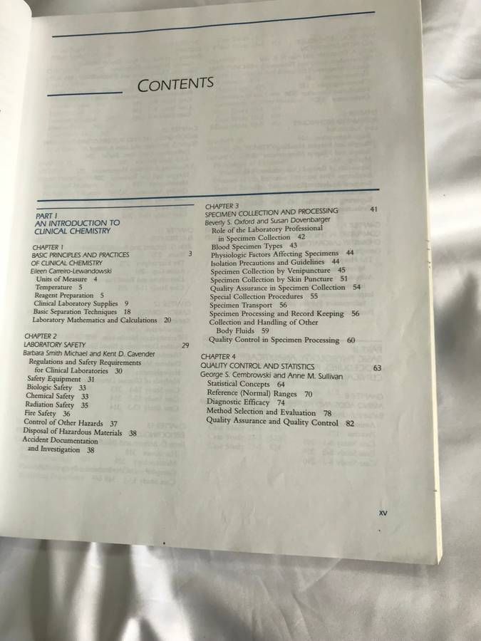 Clinical Chemistry Principles, Procedures, Correlations 2nd edition
