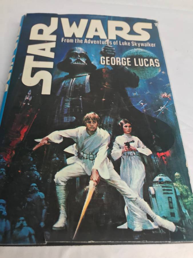 Star Wars Book Original 1978 written by George Lucas with original dust cover Plates inside 8 pages