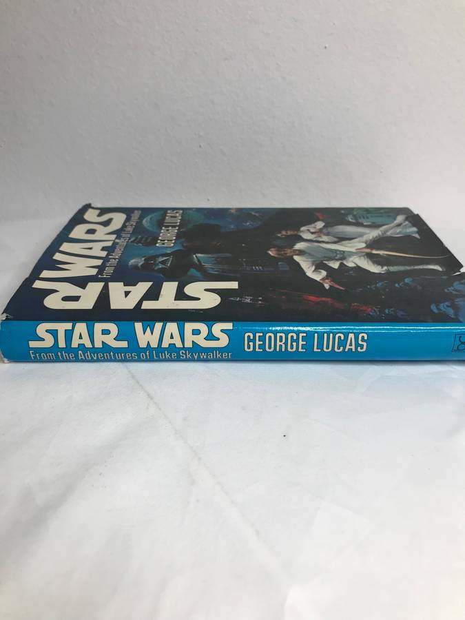 Star Wars Book Original 1978 written by George Lucas with original dust cover Plates inside 8 pages