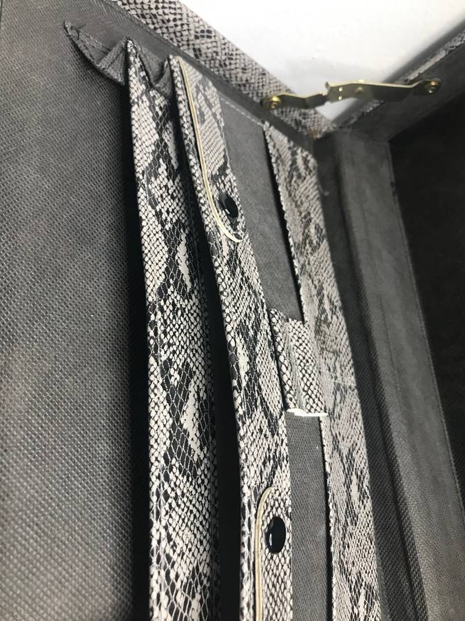 Python Leather Snake Briefcase