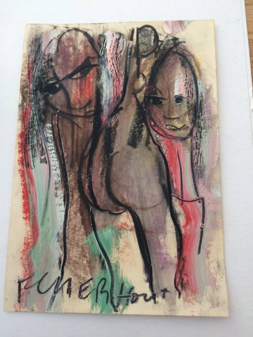 FM Claerhout painting Figures