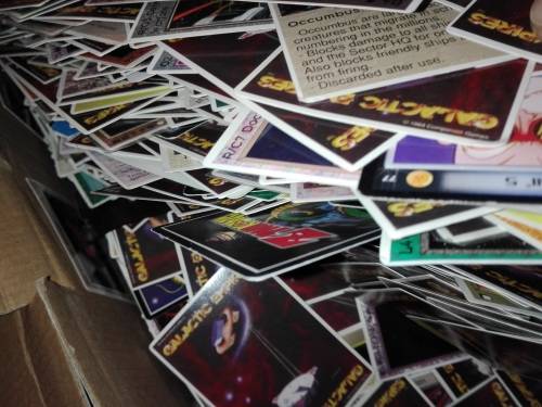 Box with thousands of collectible cards Galactic Empires, DBZ, Star Wars ect 3000+++