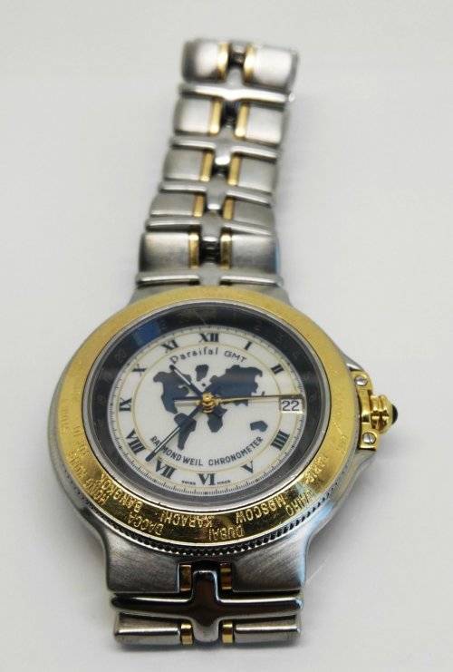 Raymond Weil - Parsifal GMT - 18ct. Gold and Steel - Automatic Chronometer