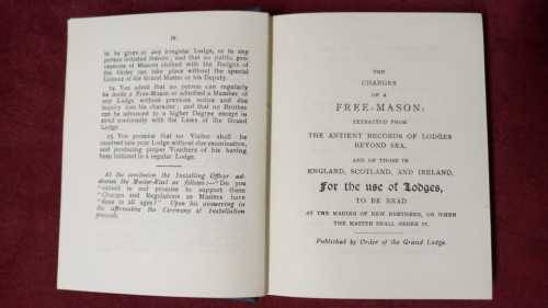 United Grand Lodge of England - Freemason Constitutions (1926)