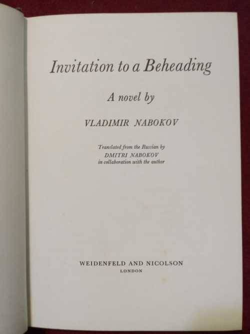 Invitation To A Beheading