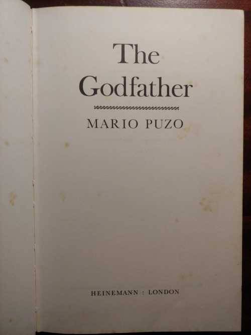 The Godfather - first edition
