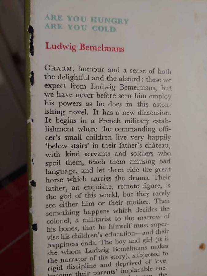 Are You Hungry - Are You Cold - Ludwig Bemelmans