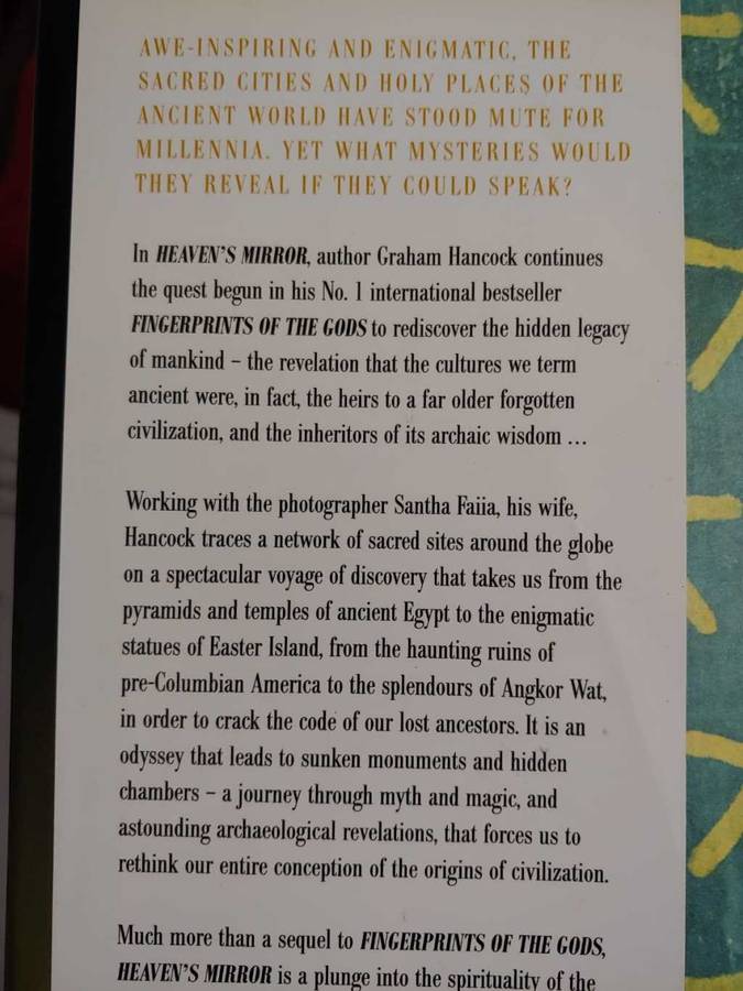 Heaven`s Mirror - Graham Hancock (double signed copy)