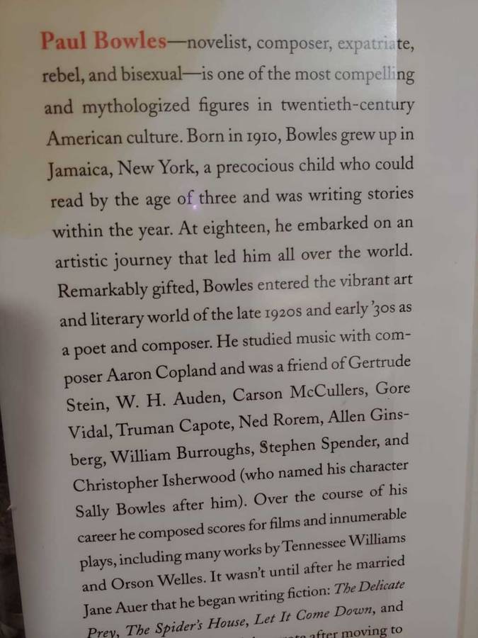 Paul Bowles - biography by Virginia Spencer Carr