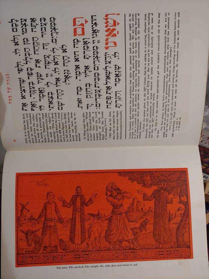 The Haggadah - Jewish Passover - Hebrew/English