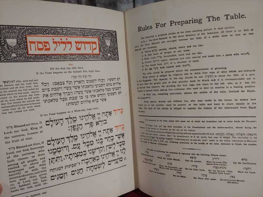 The Haggadah - Jewish Passover - Hebrew/English