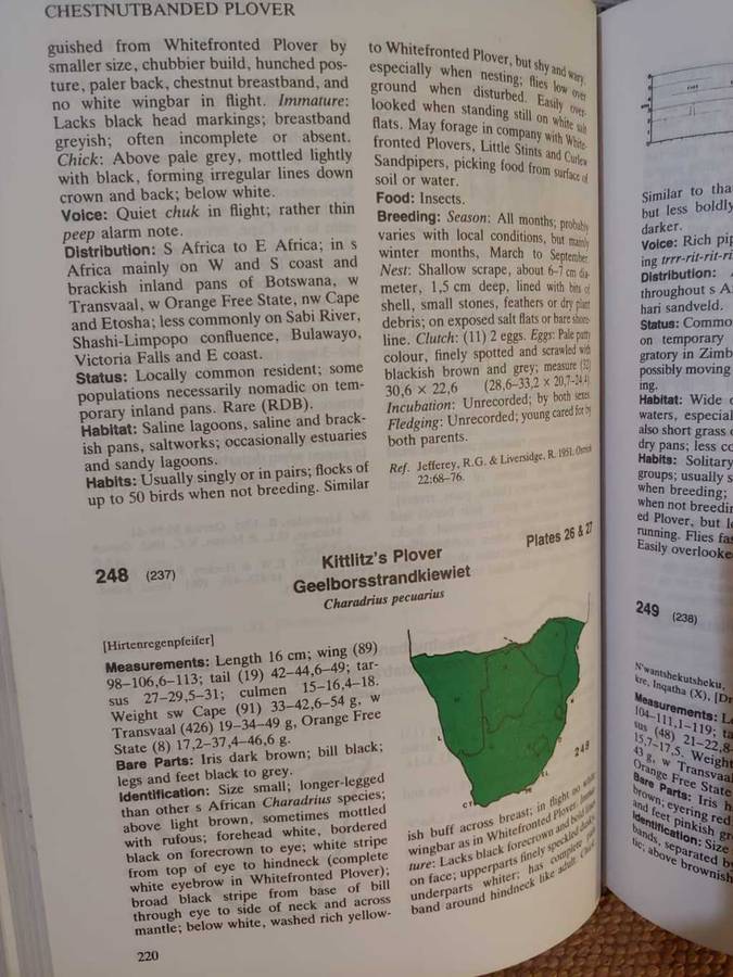 Roberts` Birds of Southern Africa - 6th Edition