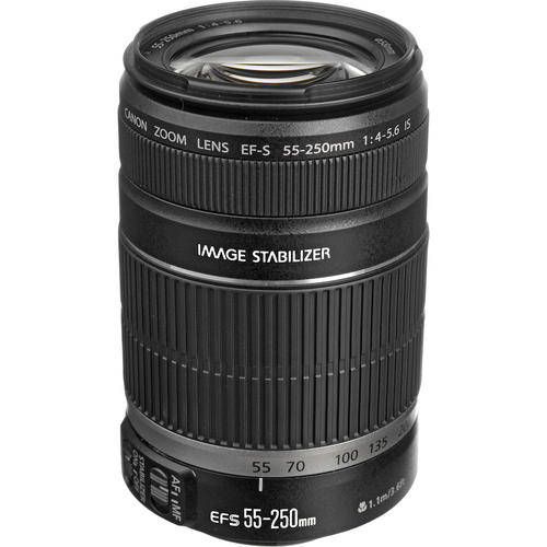 Canon EF-S 55mm-250mm F/4.0-5.6 IS Telephoto Zoom Lens -- Brand New --