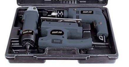 Power Tool Set (Impact Drill, Angle Grinder, Jig Saw)  3 in 1