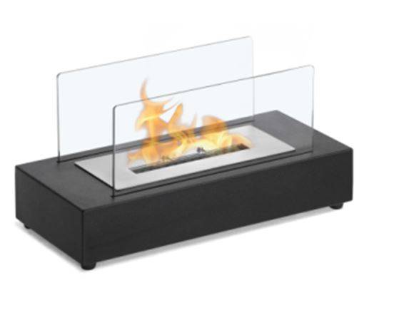 Glass Ethanol Biofire Fireplace (Stainless steel Frame)