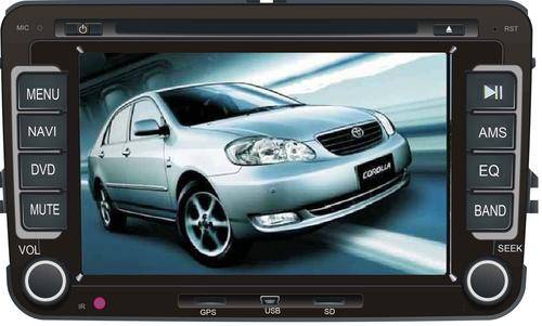 VW 7" Double Din Car HD DVD Player -  BT \ TV \ VOLKSWAGEN GOLF \ iPod \