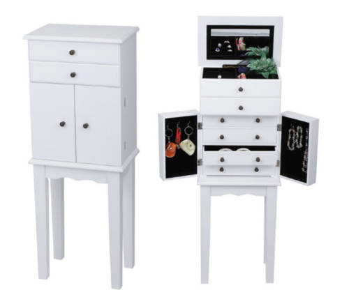 Mirror Jewellery Cabinet Storage Box
