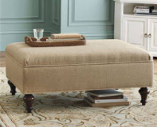 Modern Storage Ottoman Bench - Beige (SECOND HAND) PLEASE READ