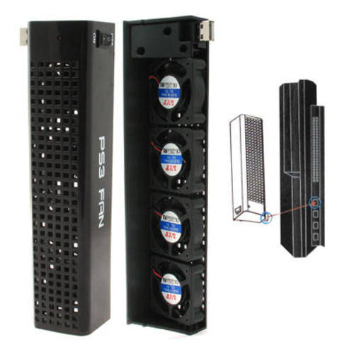 USB Cooling Fan Cooler for Sony PlayStation PS3 Console