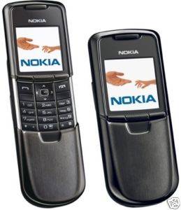New Nokia 8800 - Black unlocked mobile phone.
