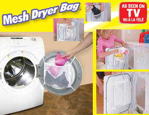 New Mesh Dryer Bag As Seen on TV - protects delicates in the dryer