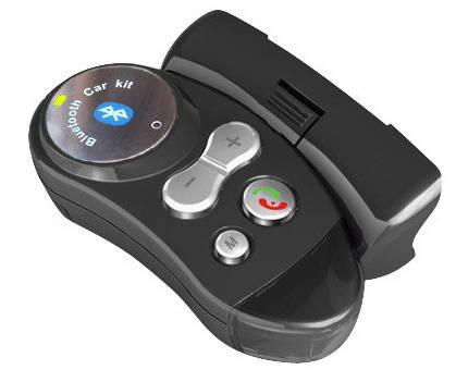 Steering Wheel Bluetooth Car Kit. High quality DSP Technology, Full duplex ---- GO WITH SECURITY