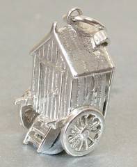 STERLING SILVER OPENING BATHING HUT CHEEKY CHARM